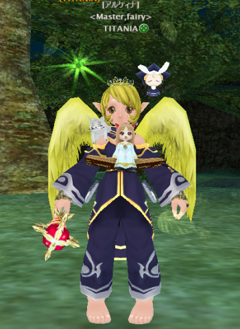 妖精王さんは精霊使い。