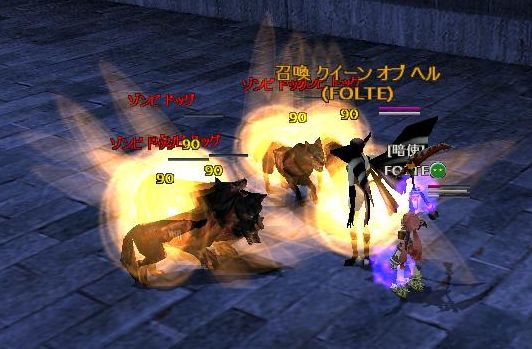 女王「この呪文は魔力を必要としない・・・だがそのかわり自分の生命力をすべて使って相手にぶつけるのだぁ！！！！」　腐犬「ああああまさかその呪文はぁぁぁ！！？」