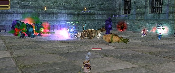 エシャだけ戦場からはずれ気味