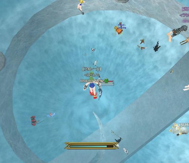 地球の引力にひかれるーーー！！