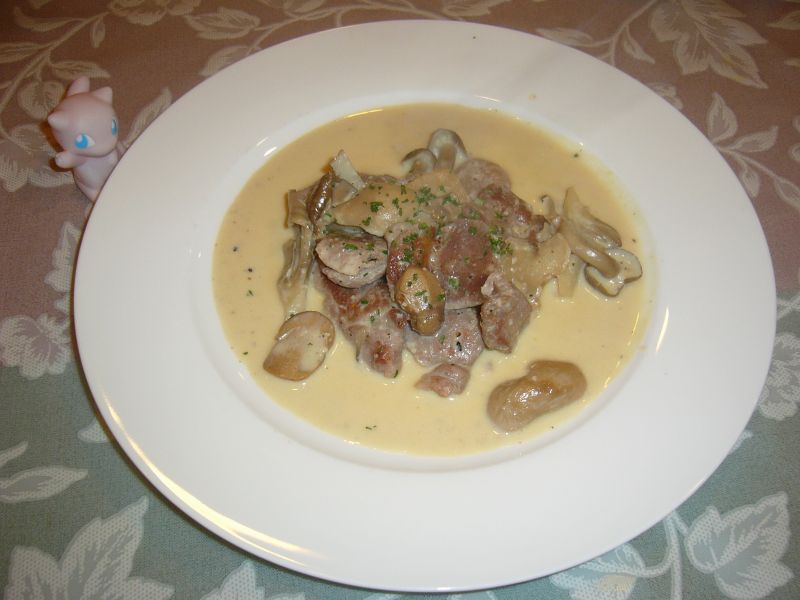 ポルチーニ茸ものっけてもらう！